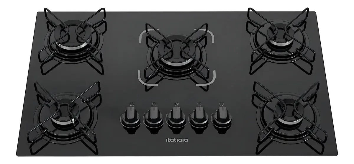 Cooktop Itatiaia Essencial 5 Bocas Preto