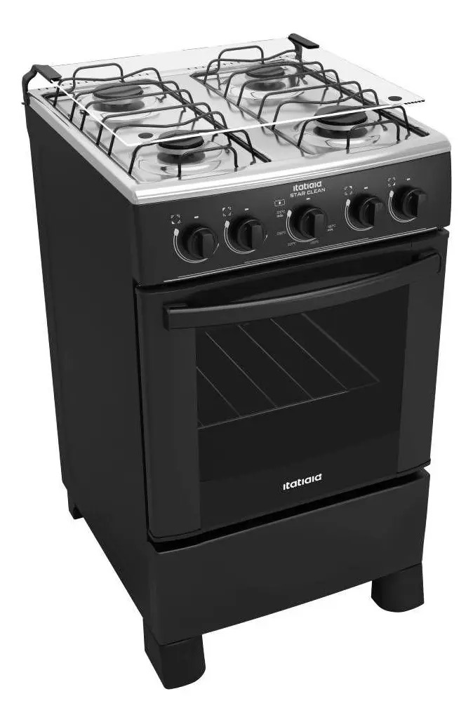 Cozinha Itatiaia Fogão Star Clean Gás 48L Cor Preto