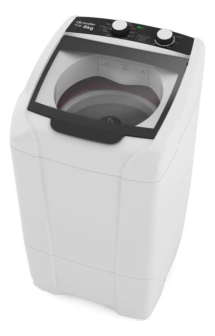 Mueller Lavadora de Roupas Energy 8kg lavadora de roupas branca