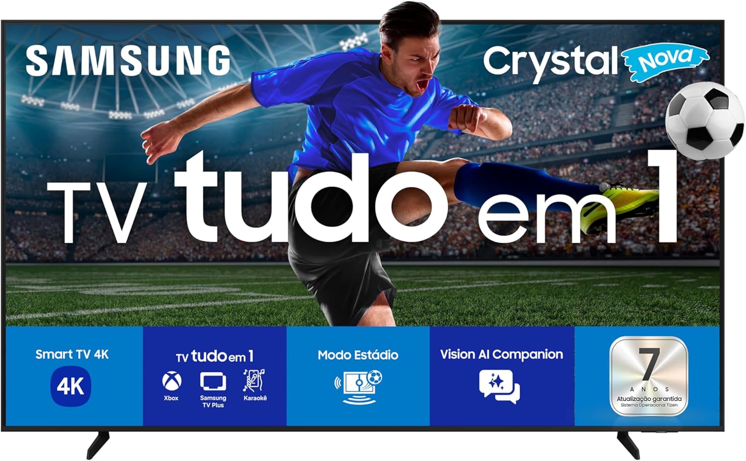 Samsung Smart TV 43" Crystal UHD 4K U8100F 2025