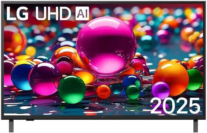 Smart TV LG UHD AI UA75 43 polegadas HDR10 Pro Processador α7 AI Ger 8 webOS 25
