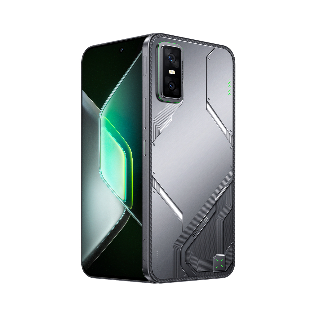 Smartphone Gamer Infinix GT30 PRO 5G - 12GB RAM 256GB Câmera Dupla 108MP+ Selfie 13MP NFC 6,78" Amoled 144Hz Dual Chip - Memória RAM Expansível Até 24GB - Chumbo