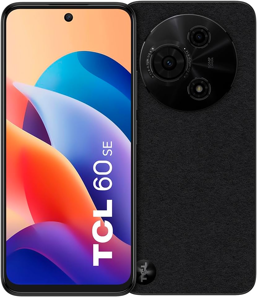 Smartphone TCL 60 SE 4G 512GB 18GB de RAM Câmera 50MP T517H Preto